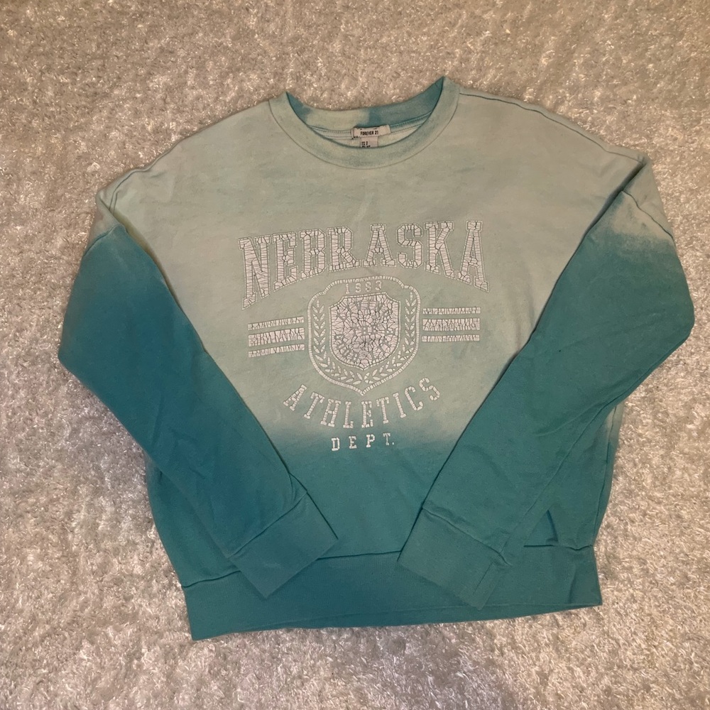 Tie dye Nebraska Pullover